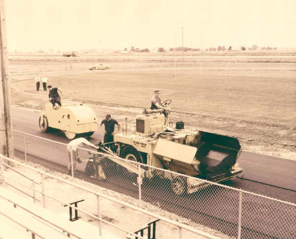 very old perrysburg track paving pic